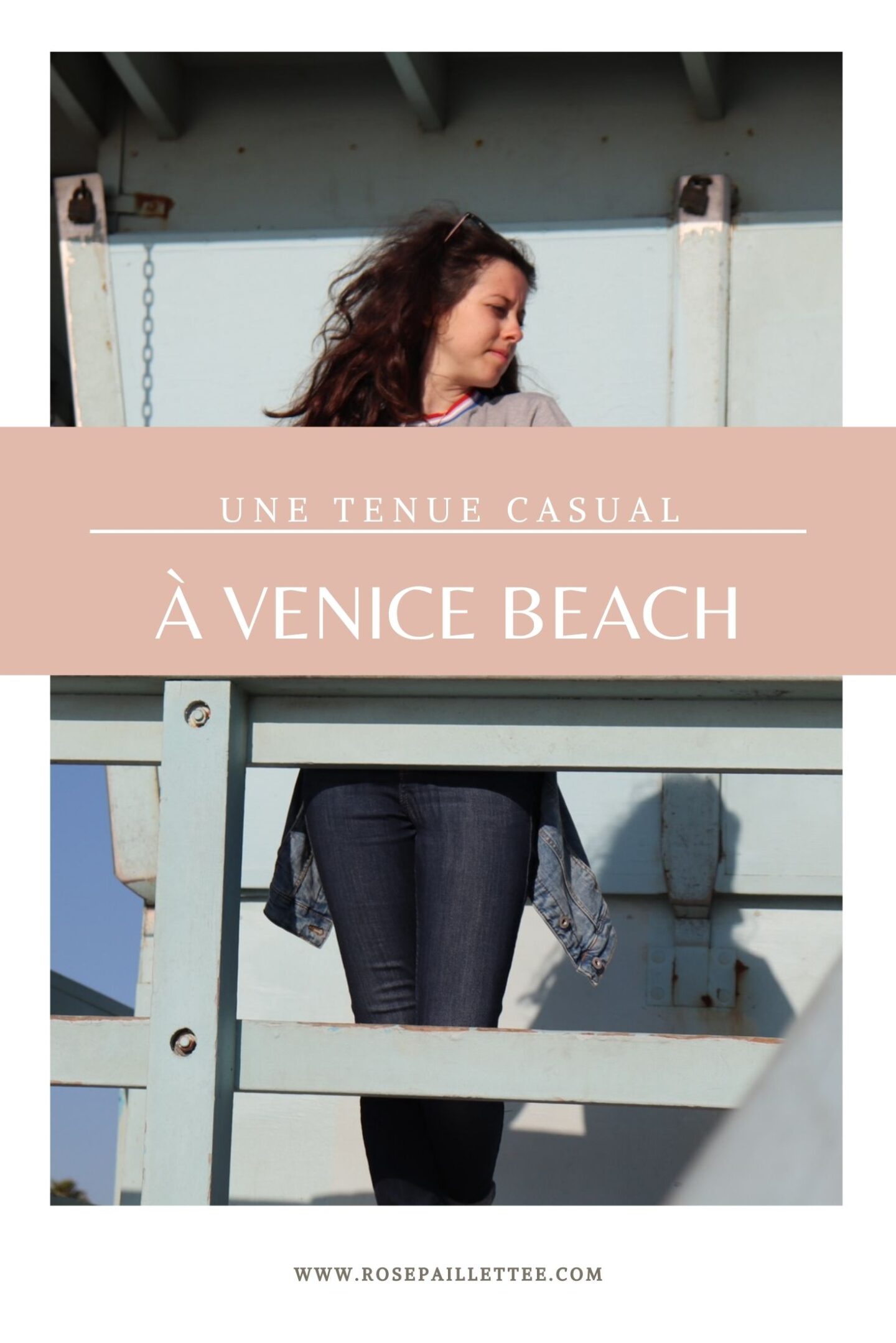 Une tenue casual à Venice beach