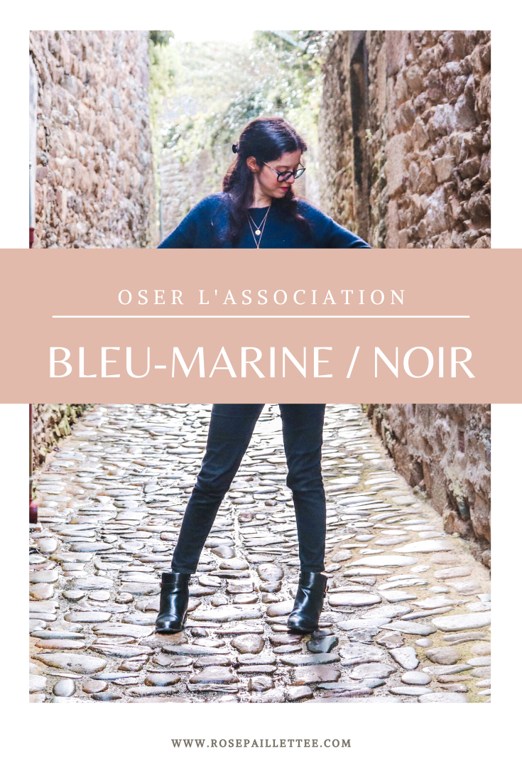 Oser l'association bleu-marine / noir