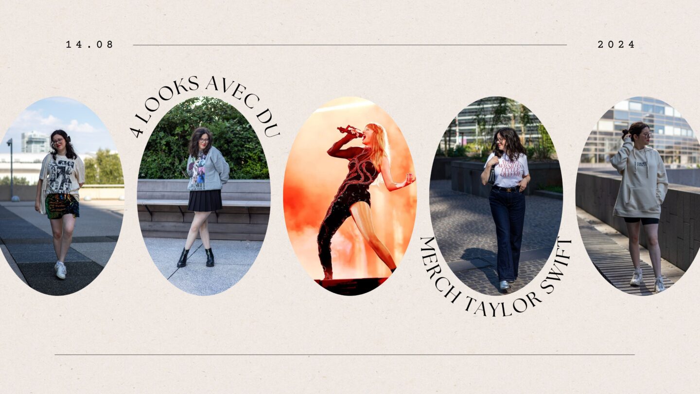 4 looks avec du merch Taylor Swift