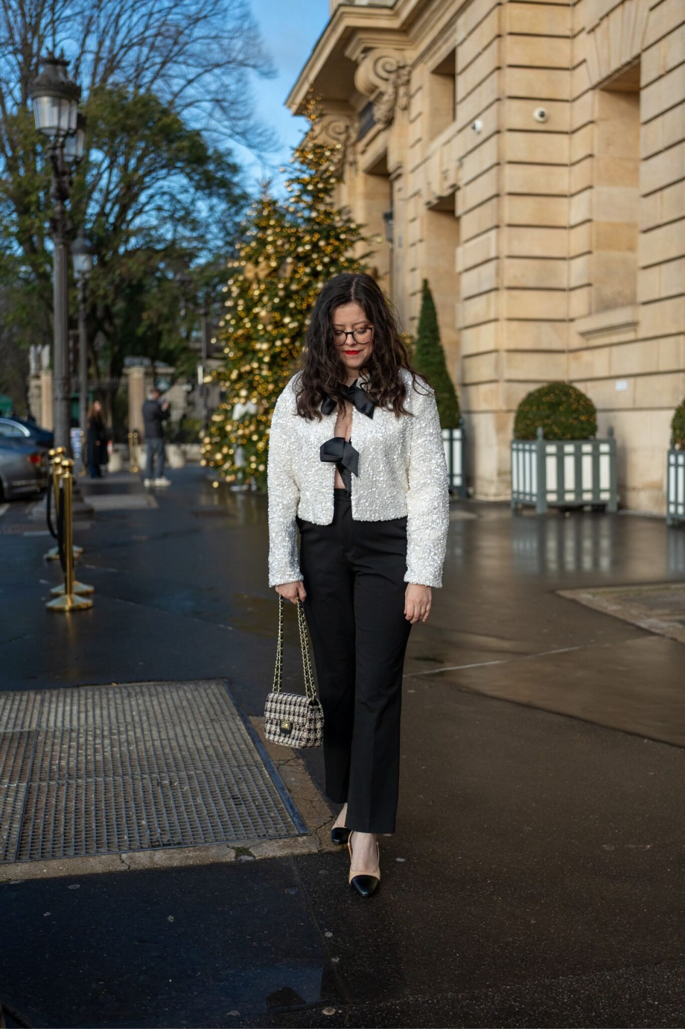 Haut à Paillettes Coloré Prune Mexx - Taille M - Occasion Très Bon état