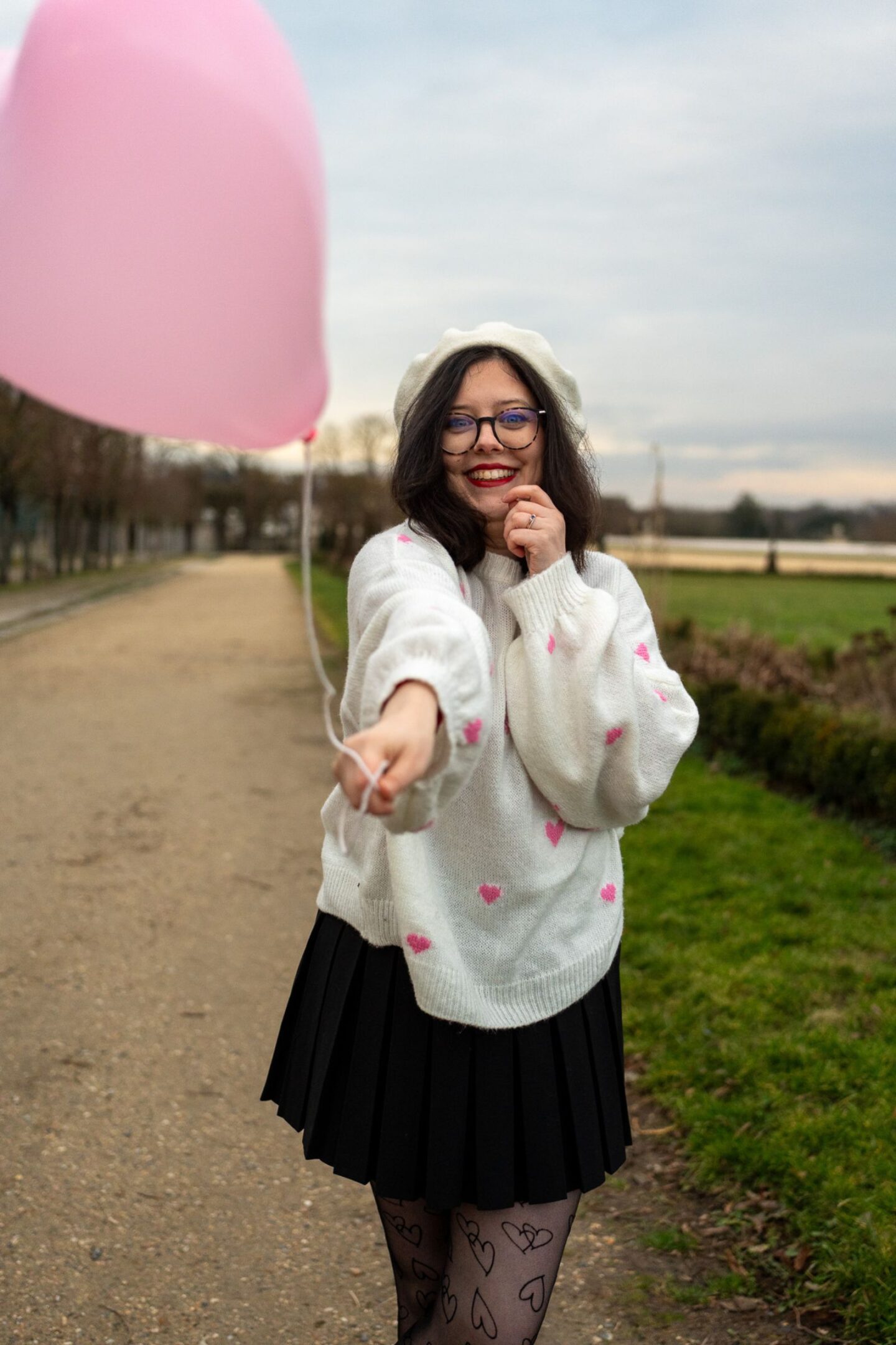 Un look mignon et parisien parfait pour la Saint-Valentin !