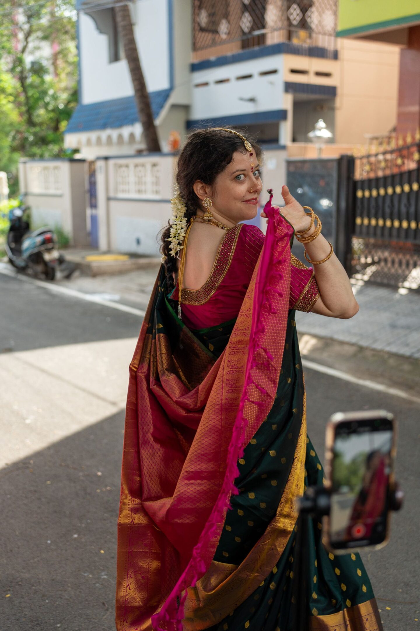 Mes looks portés en Inde