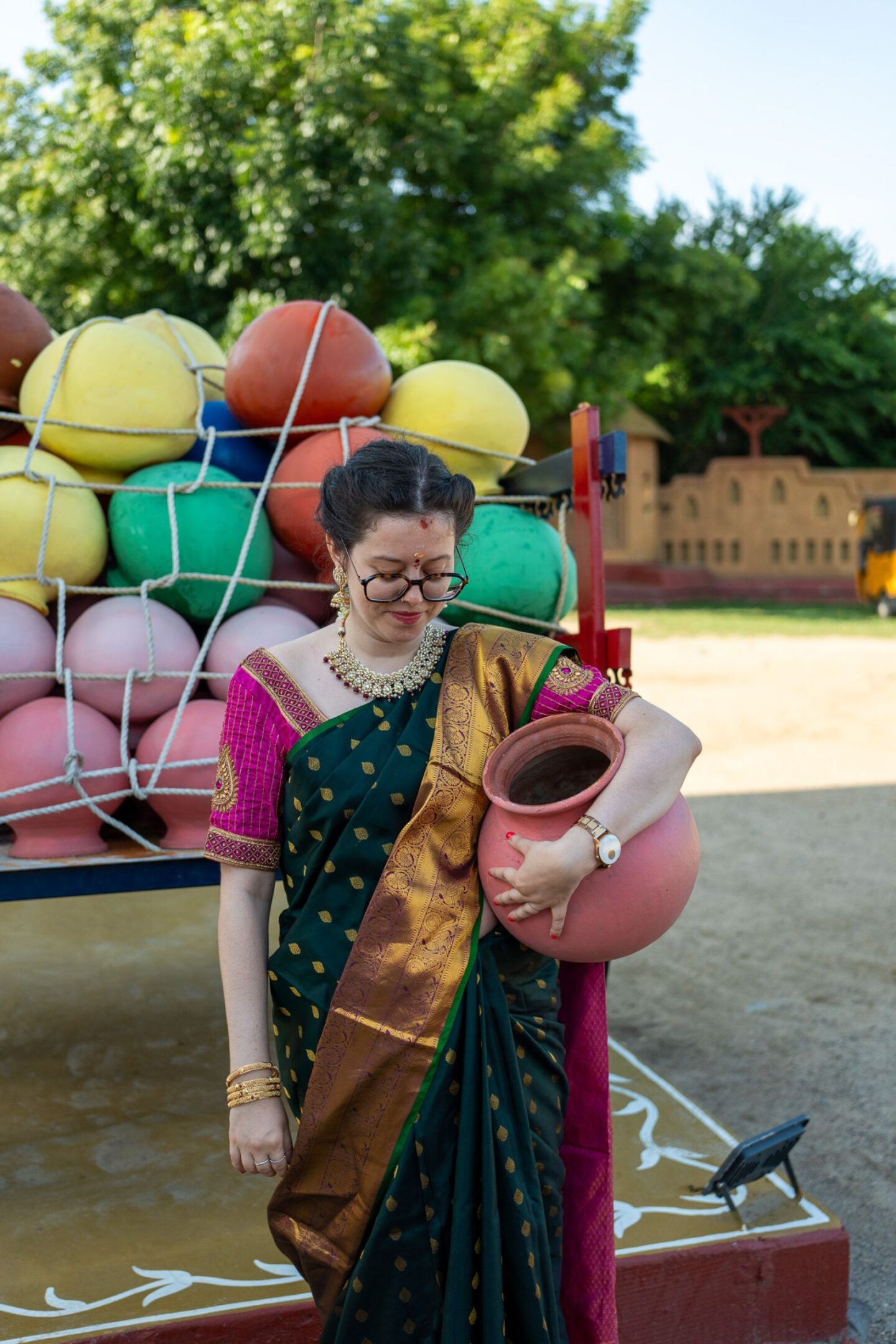 Mes looks portés en Inde