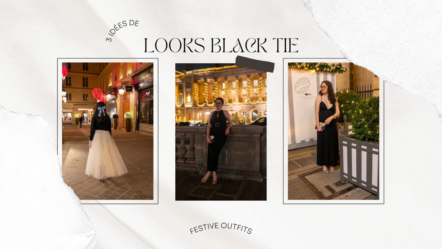 3 id&eacute;es de looks black tie