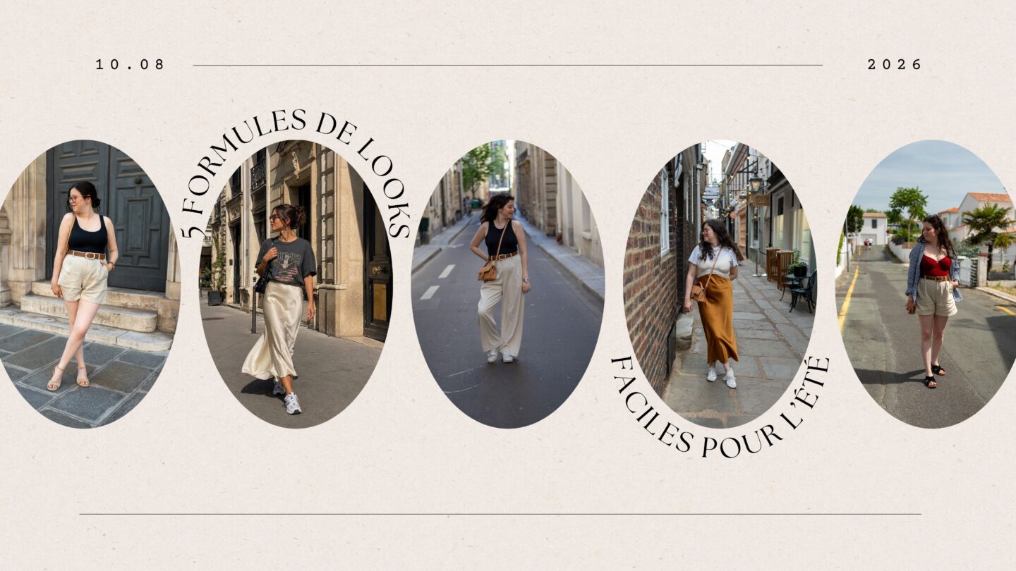 5 formules de looks faciles pour l&rsquo;&eacute;t&eacute;