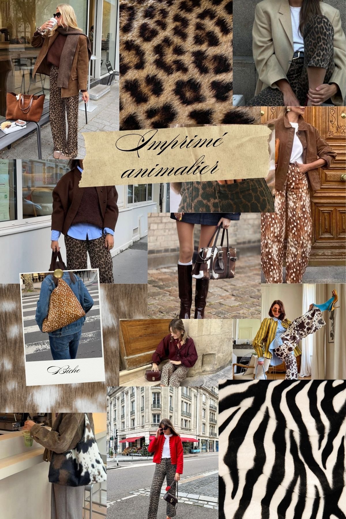 Imprim&eacute; animalier